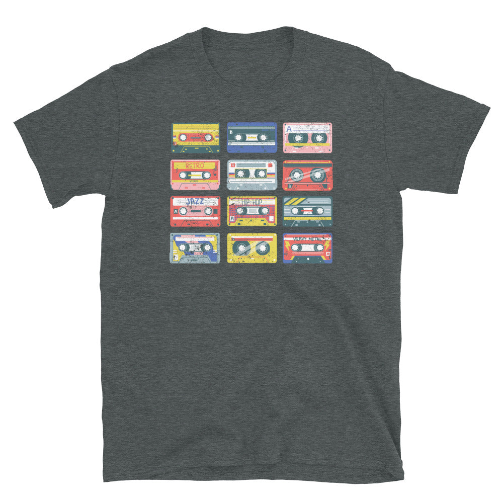 Vintage Cassette Tape Mixtape T-Shirt | 80s Graphic Tee - Cuccico Design