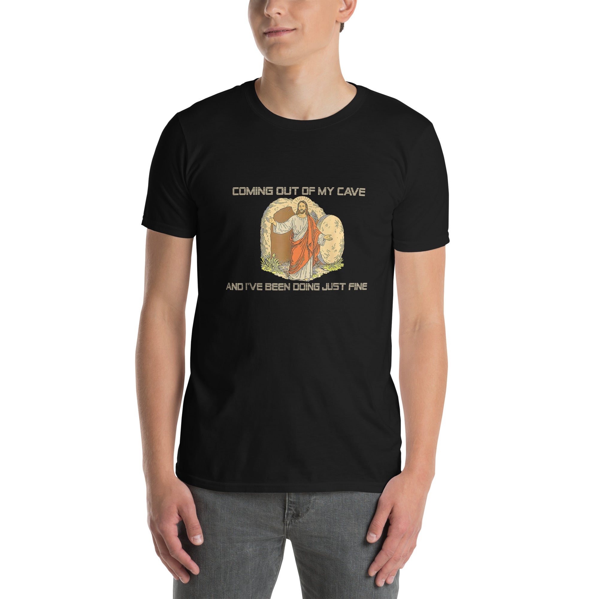 Jesus Coming Out Of My Cave T-Shirt - Funny & Unique Quote Tee - Cuccico Design
