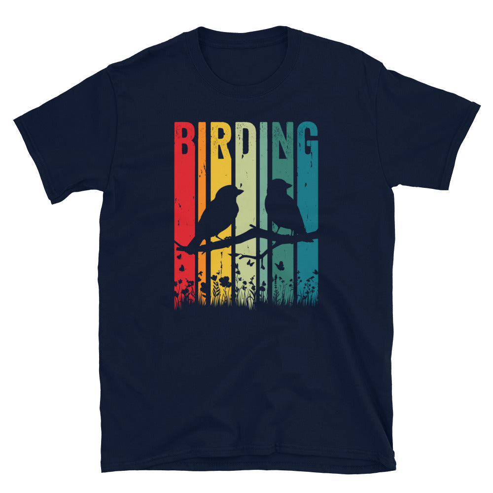Funny Retro Bird Watcher T-Shirt for Bird Nerds - Cuccico Design