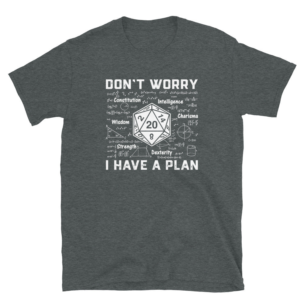 Don't Worry I Have A Plan Funny Dragon T-Shirt - Cuccico Design