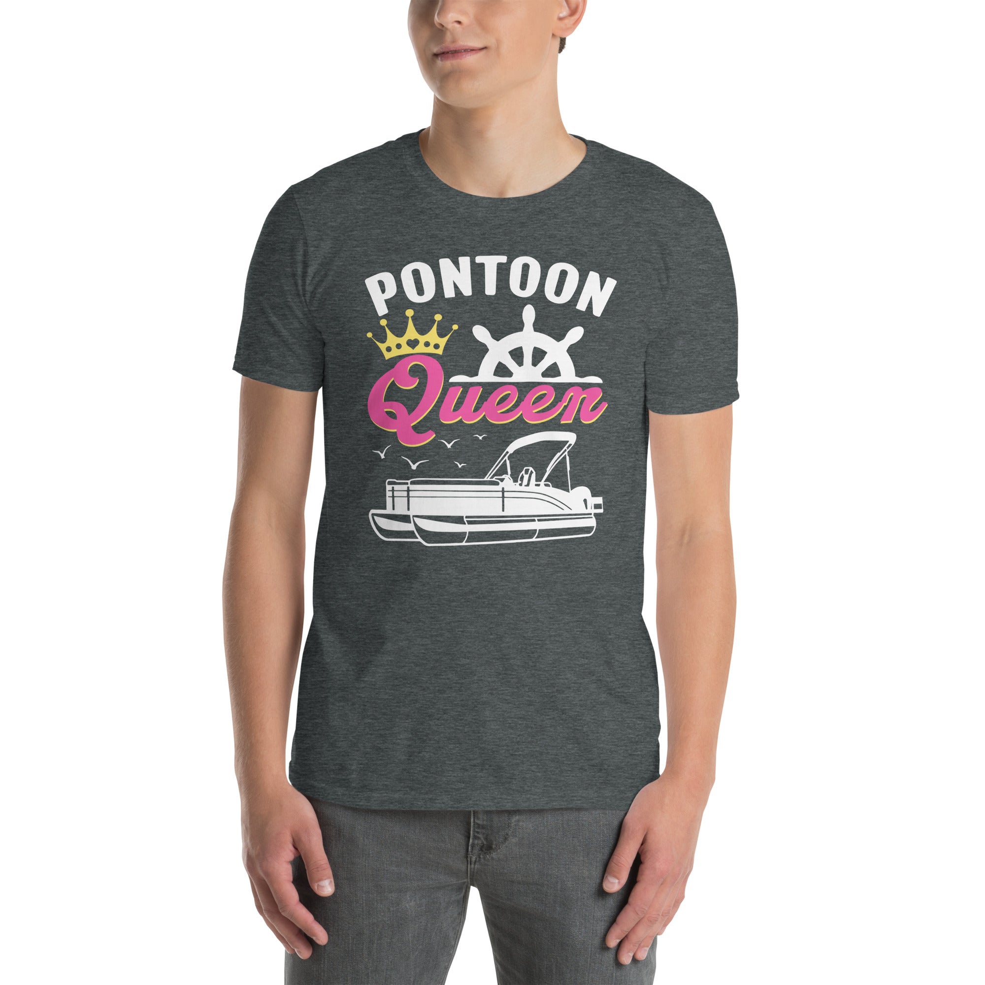 Funny Pontoon Boat T-Shirt - Pontoon Queen Boating Shirt - Cuccico Design