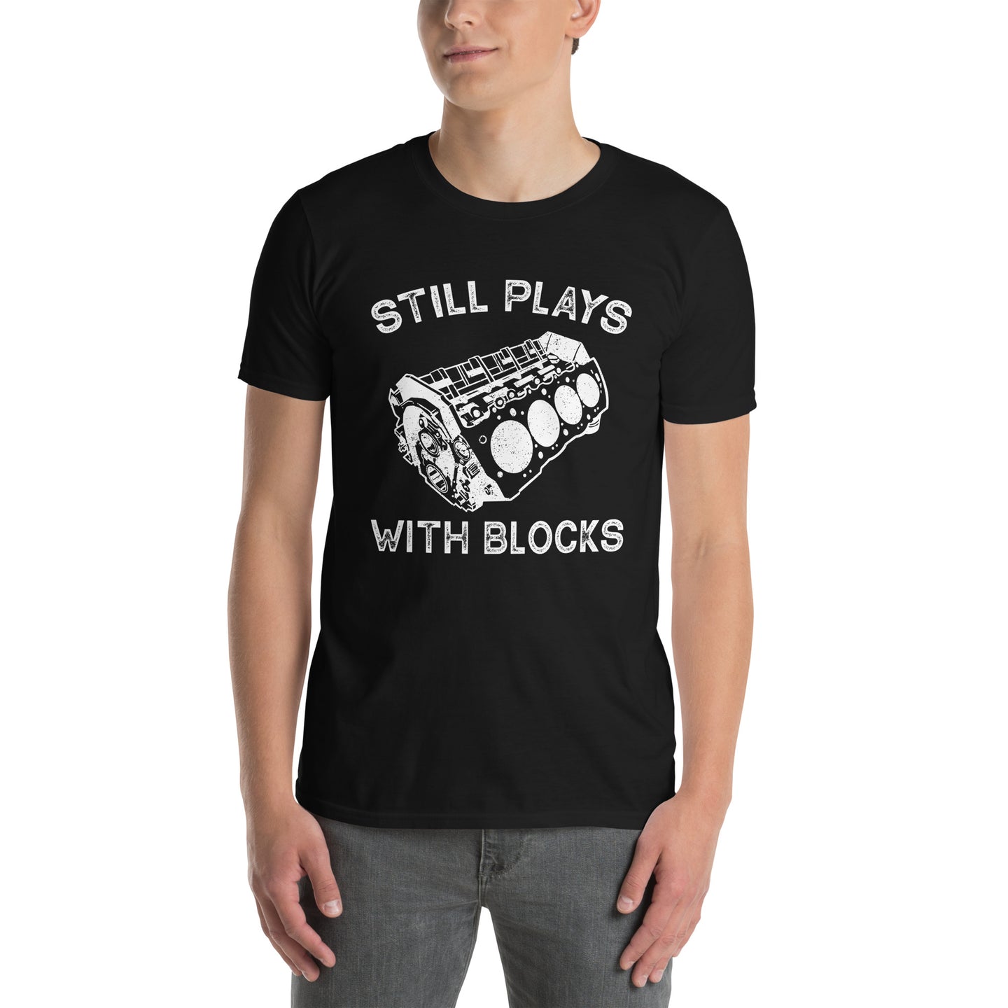 Funny Mechanic T-Shirt - Engine Block Gift for Car Enthusiasts - Cuccico Design