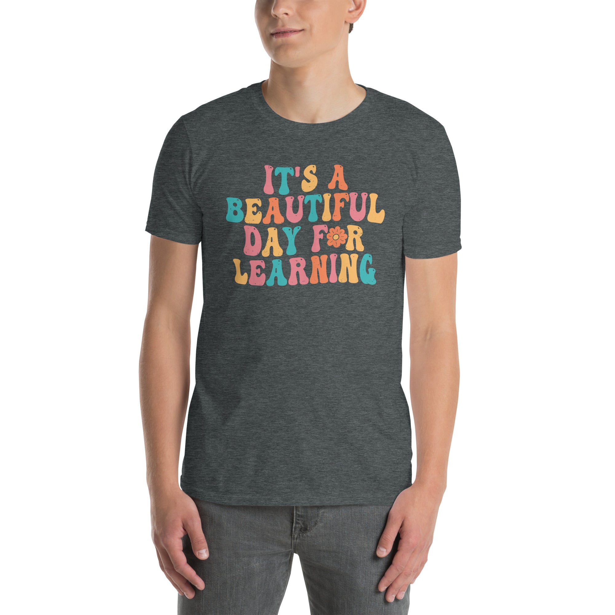 Book Lover T-Shirt: It's a Beautiful Day for Learning - Cuccico Design