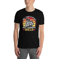 Welder Shirt: Wonderful Weld - Funny Welding Gift Tee - Cuccico Design
