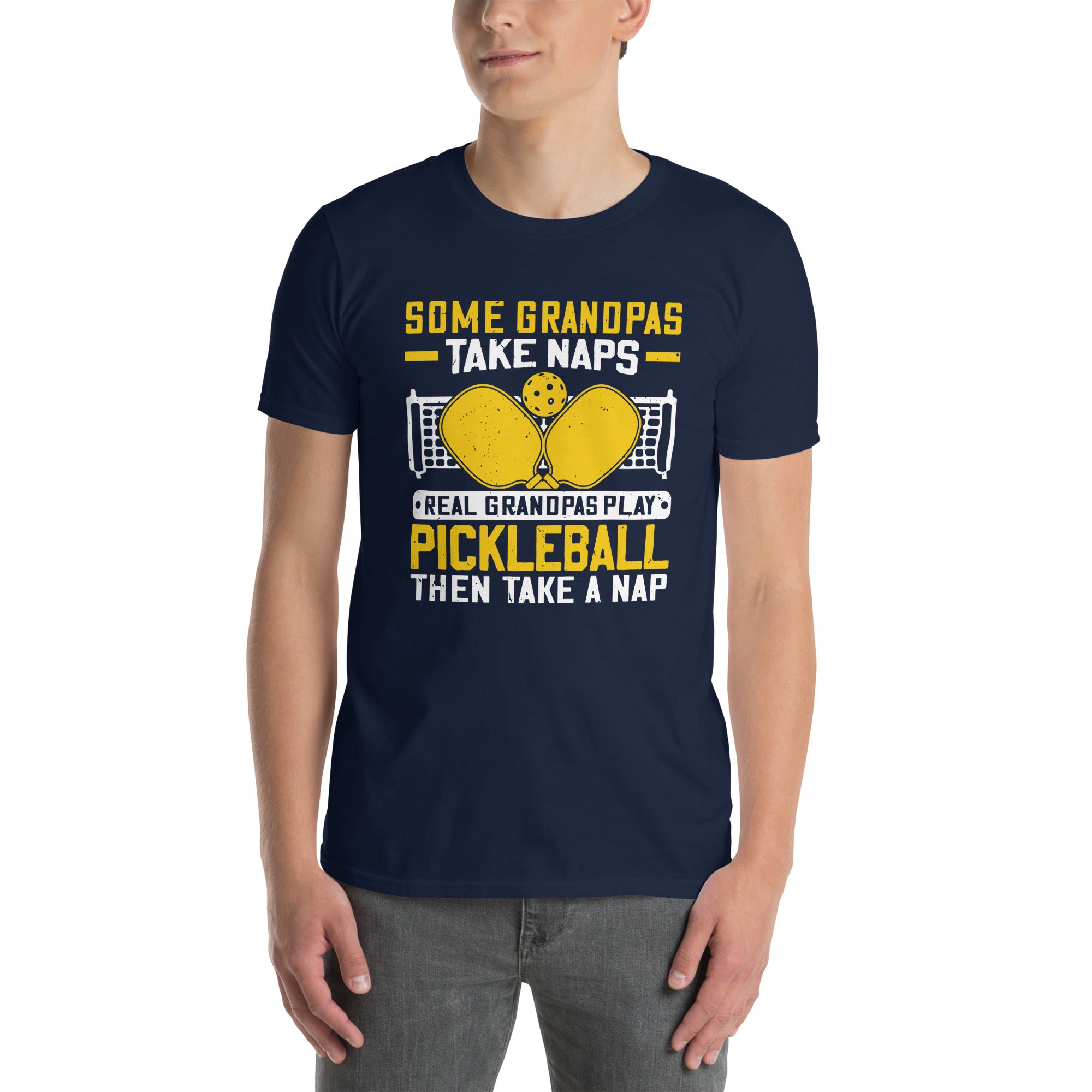 Real Grandpas Play Pickleball Shirt | Funny T-Shirt - Cuccico Design