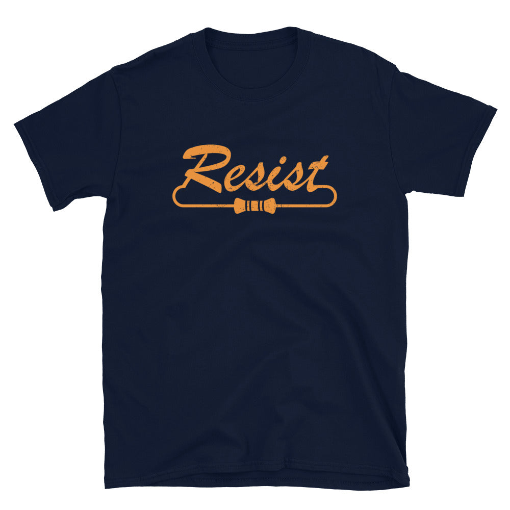 Resist! Funny Resistor T-Shirt - Electronic & Geek Gift - Cuccico Design