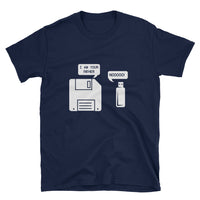 Funny Geek T-Shirt | Floppy Disk "I am Your Father" Tech Gift - Cuccico Design