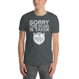 Funny Beard T-Shirt | Sorry This Beard Is Taken Gift Tee - Cuccico Design