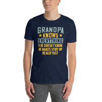 Grandpa Knows Everything Shirt - Funny Gift for Grandpa - Cuccico Design