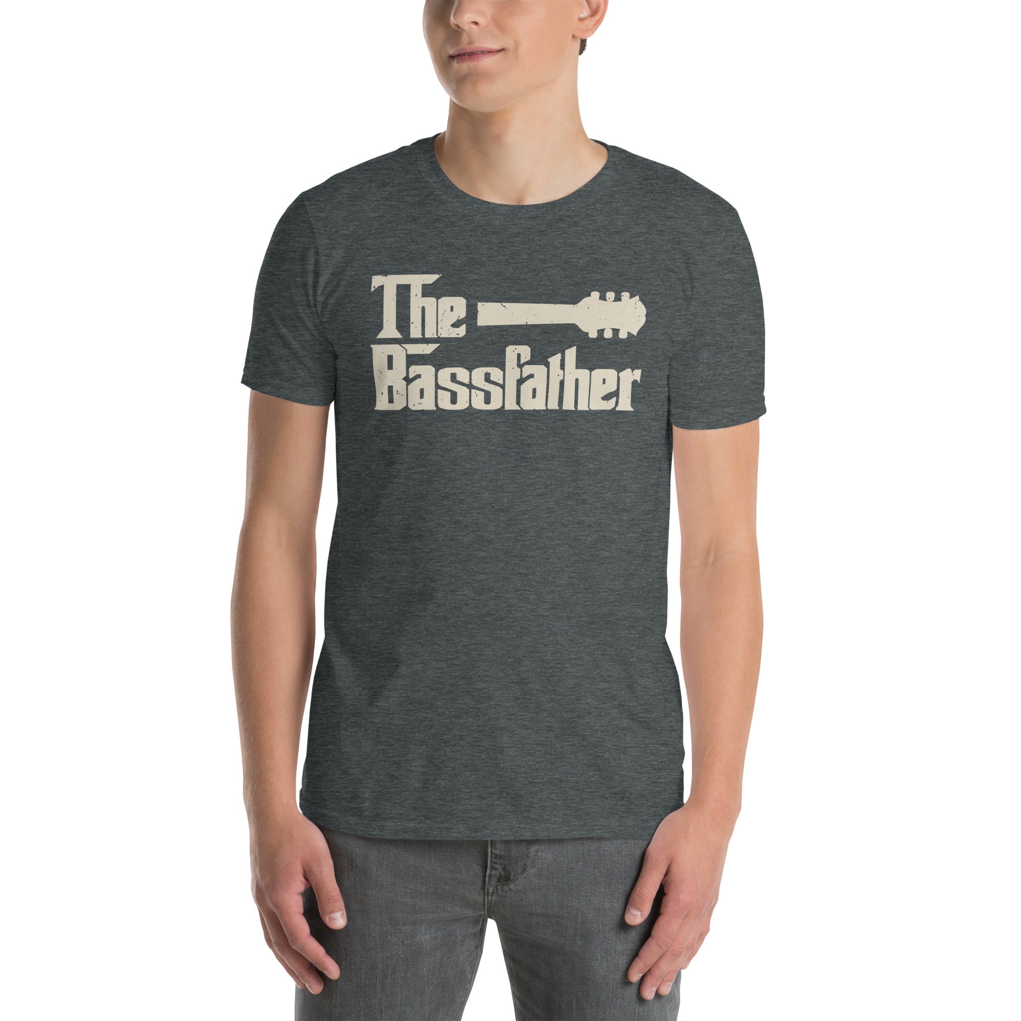 Bassfather Bass Player Dad T-Shirt - Musician Gift - Cuccico Design