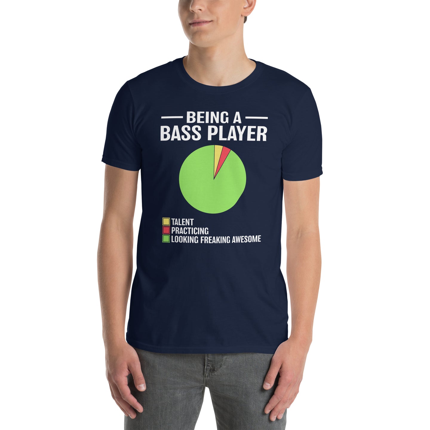 Bassist T-Shirt - Bass Guitar Player Music Shirt - Cuccico Design