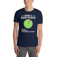 Bassist T-Shirt - Bass Guitar Player Music Shirt - Cuccico Design