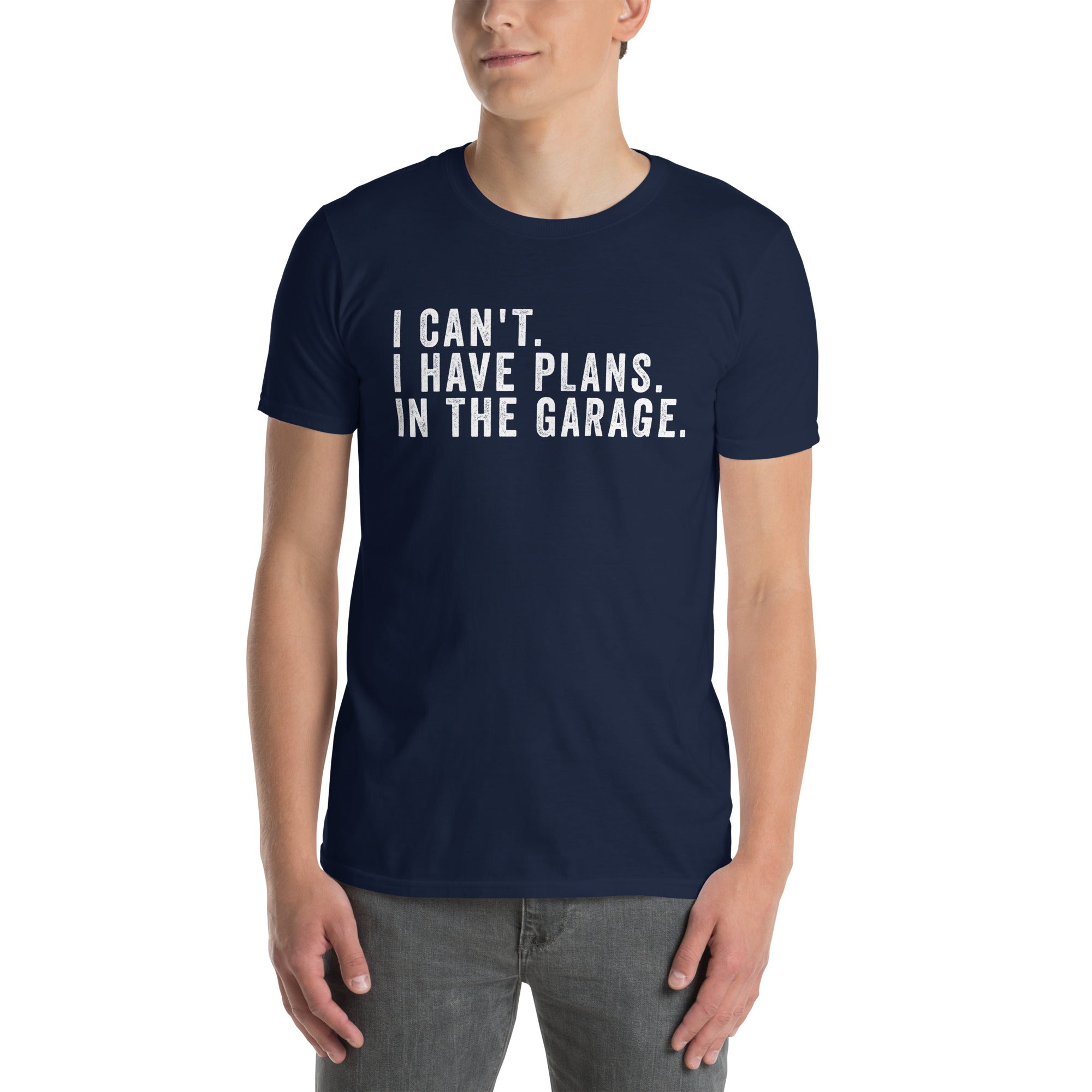 Funny Mechanic Shirt Gift - I Can't I Have Plans Garage - Cuccico Design