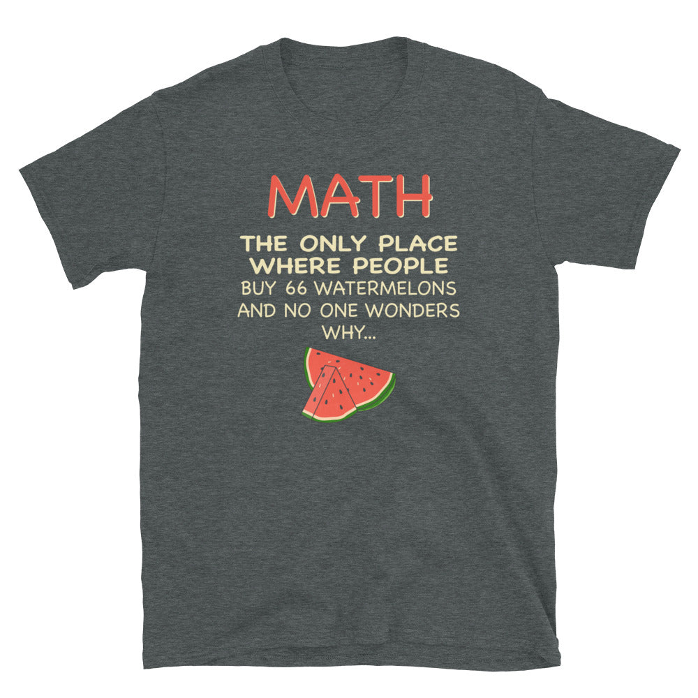 Math Watermelon Shirt - Funny Math Lover Gift Tee - Cuccico Design