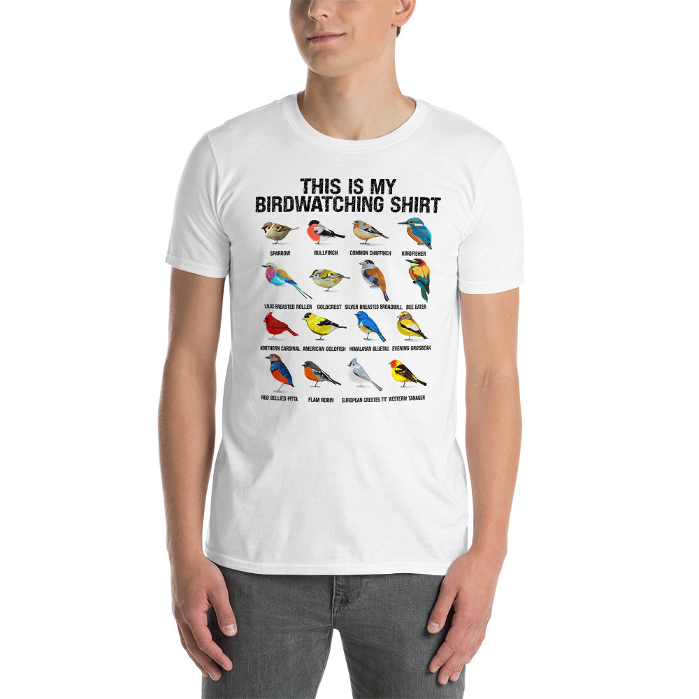 Birdwatching T-Shirt - Gift for Bird Watcher & Bird Lover - Cuccico Design
