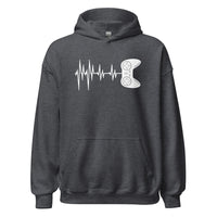 Gamer Heartbeat Hoodie | Funny Video Game Gift Idea - Cuccico Design