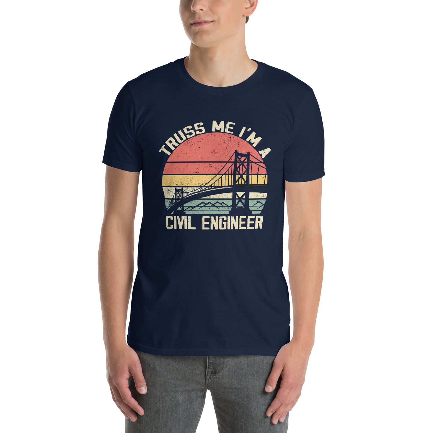 Truss Me Civil Engineer T-Shirt | Funny Engineering Gift - Cuccico Design