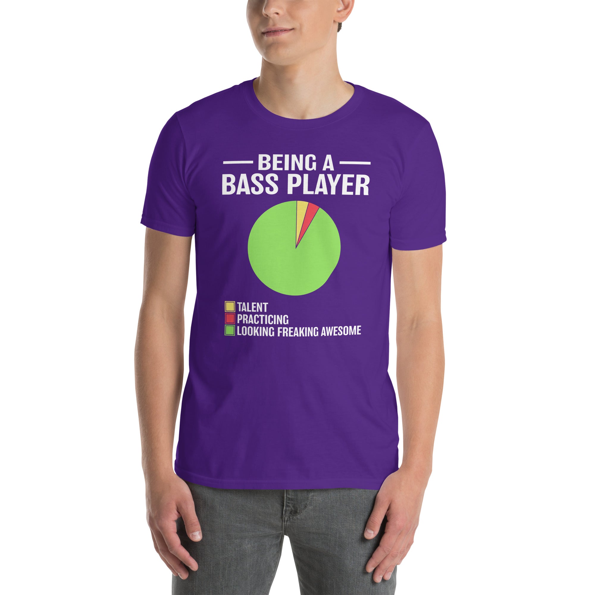 Bassist T-Shirt - Bass Guitar Player Music Shirt - Cuccico Design