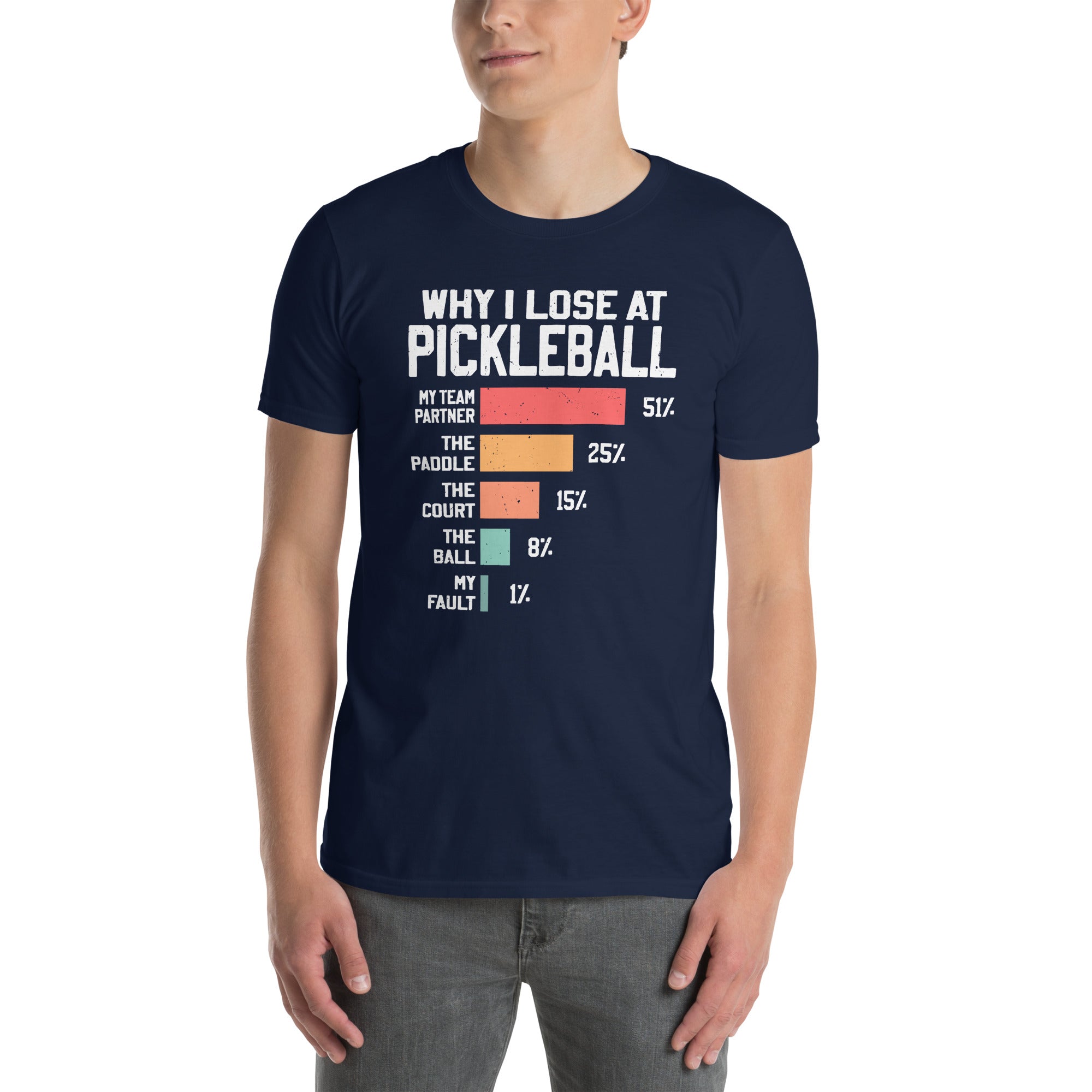 Funny Pickleball Shirt - Why I Lose - Great Gift T-Shirt - Cuccico Design