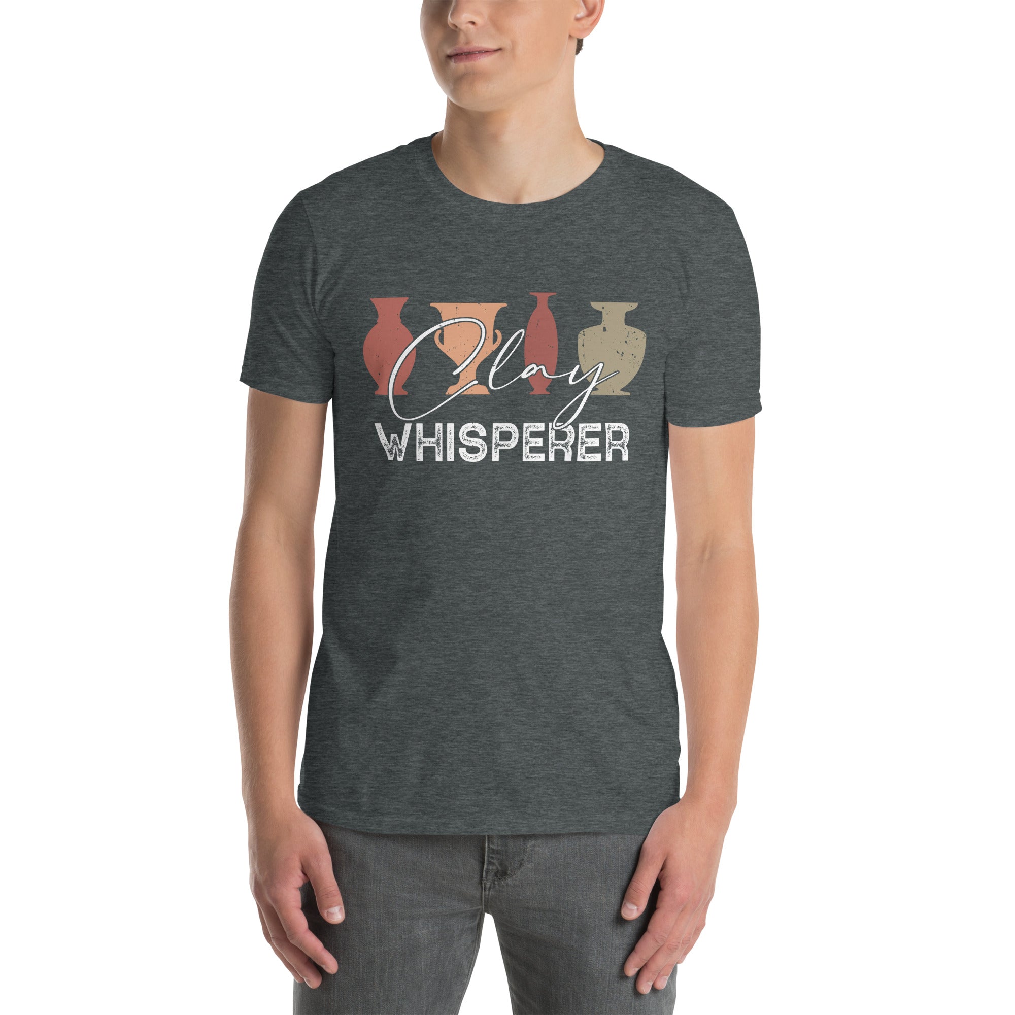 Clay Whisperer Funny Pottery T-Shirt for Potters - Cuccico Design