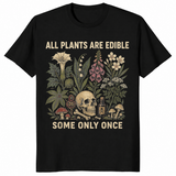 All Plants Are Edible T-Shirt in Black