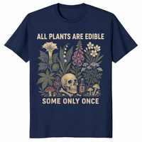 All Plants Are Edible T-Shirt in Navy