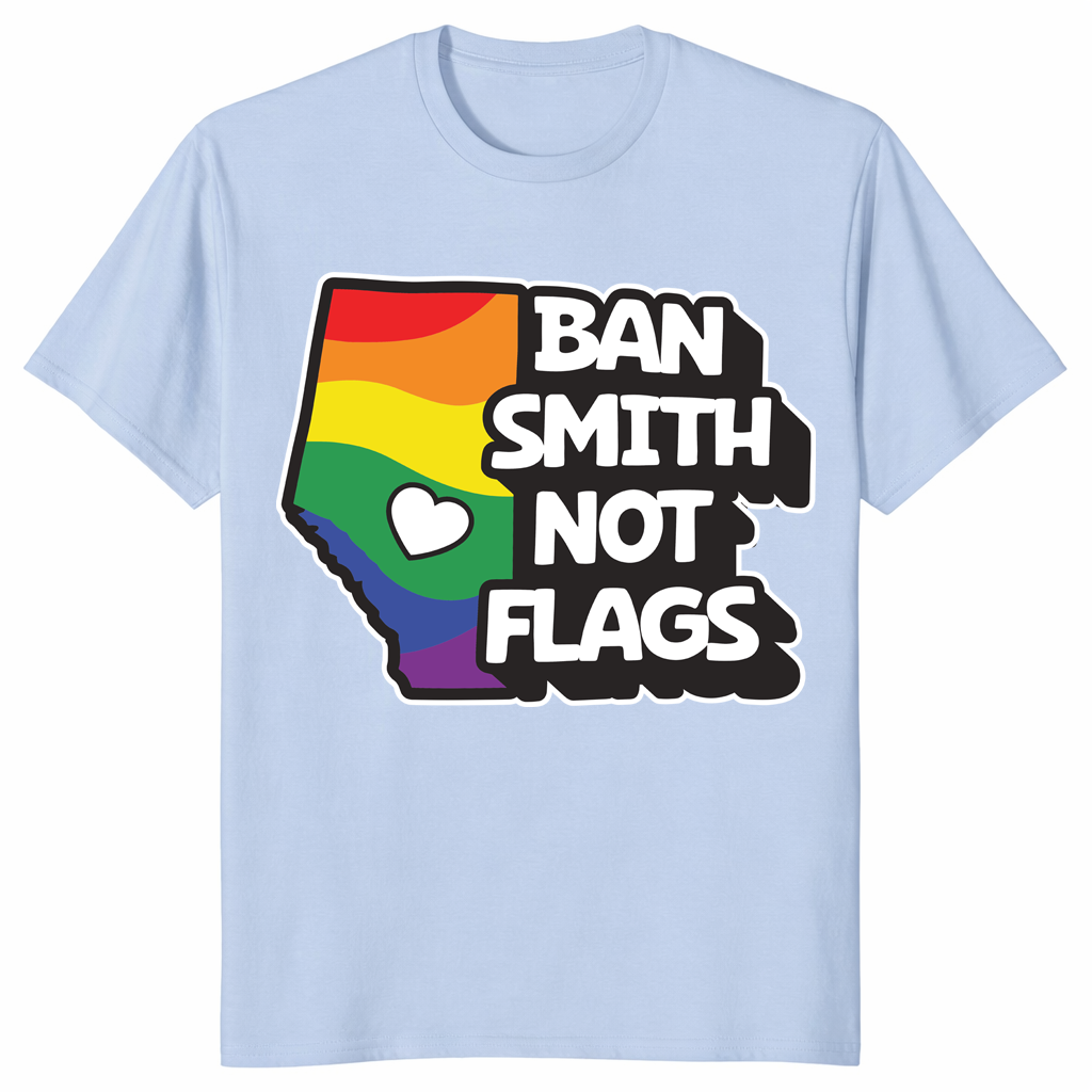 Ban Smith Not Flags Danielle Smith Alberta Protest T-Shirt | Cuccico