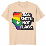 Ban Smith Not Flags Danielle Smith Alberta Protest T-Shirt | Cuccico