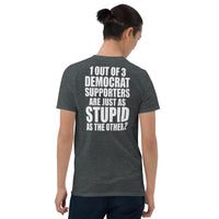 Democrat supporters shirt dark heather
