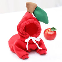 Pet Clothes Dogs Hooded Sweatshirt Fruit Warm Coat Cat Sweater Cold Weather Costume for Puppy Small Medium Large Dog Cat Clothes - YourCatBackpack.Co