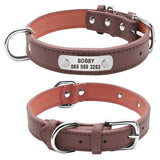 Customizable PU Leather Dog Collar - YourCatBackpack.Co