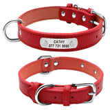 Customizable PU Leather Dog Collar - YourCatBackpack.Co