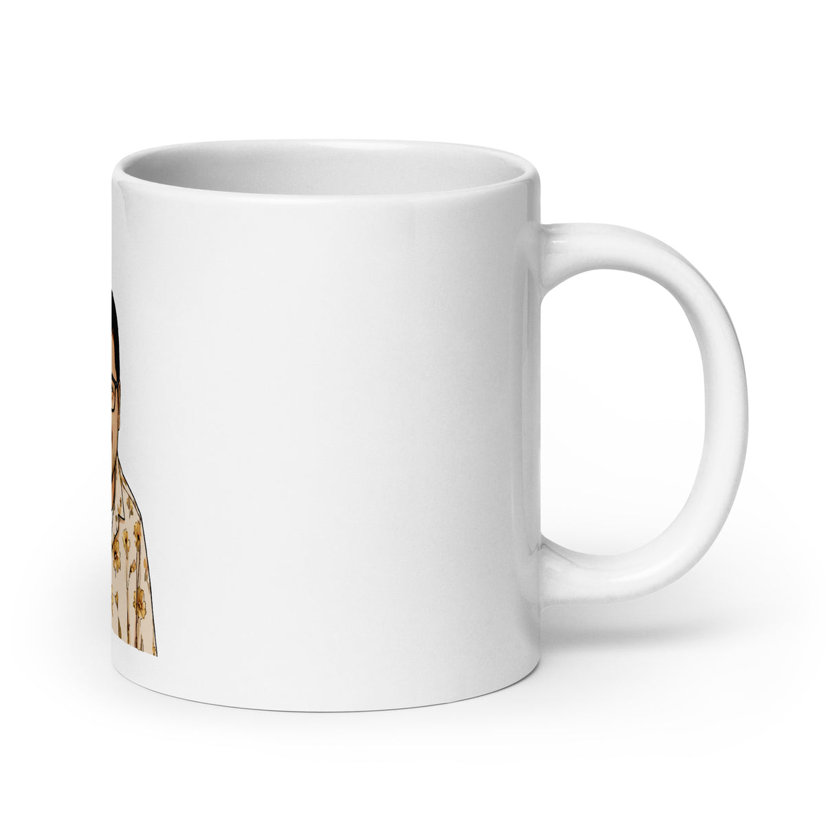 interesting per se love on the spectrum quote coffee mug 20oz handle right view
