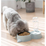 Automatic Pet Water and Food Feeder for Cats & Small Dogs - YourCatBackpack.Co