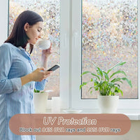 Rainbow Window Film: Static Cling Privacy Film