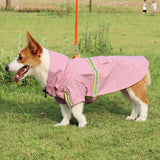 Manteau imperméable de qualité supérieure pour grand chien – Cape Corgi élégante, imperméable et réfléchissante.