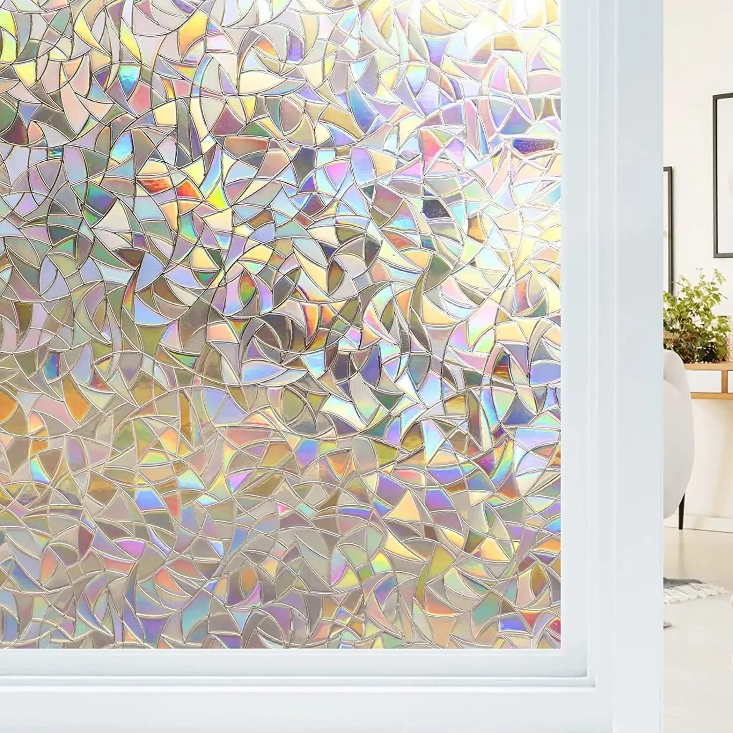 Rainbow Window Film: Static Cling Privacy Film
