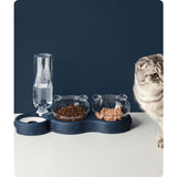 3-in-1 Automatic Pet Cat Feeder & Water Fountain - YourCatBackpack.Co