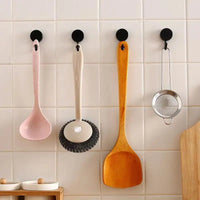 10 Pack Self-Adhesive Hooks - Strong Wall Hooks No Drilling