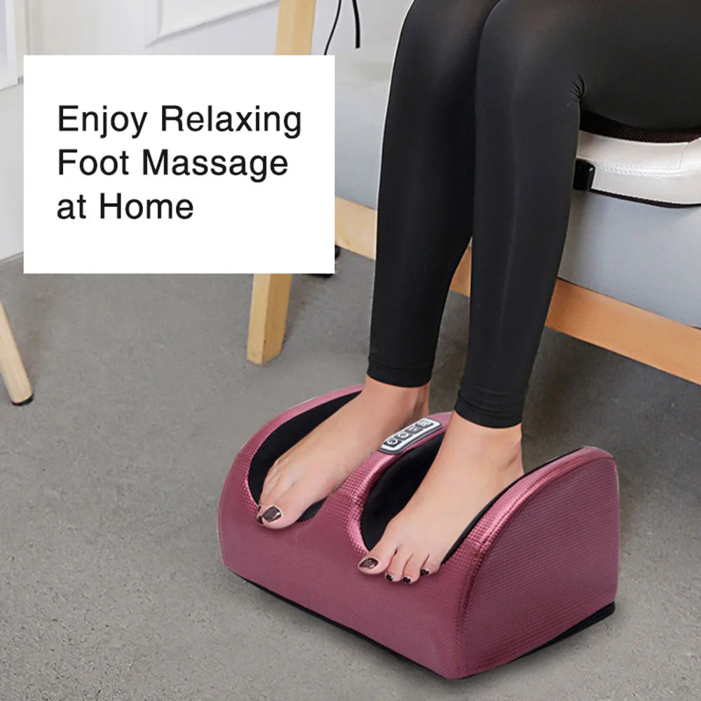 Electric Foot Massager with Heat & Shiatsu