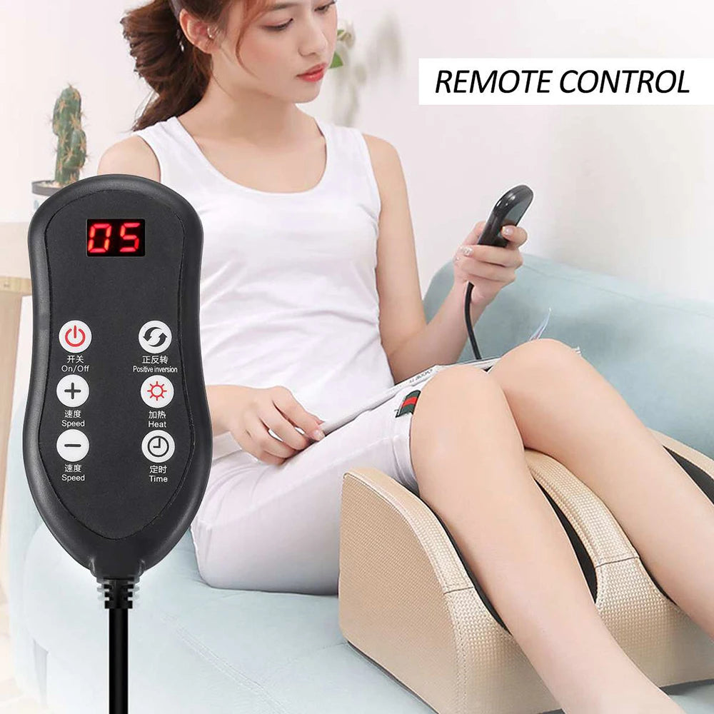 Electric Foot Massager with Heat & Shiatsu