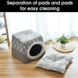 3-in-1 Warm Pet Dog Cat Bed – Cozy Nest and Sleeping Pad for Winter Comfort