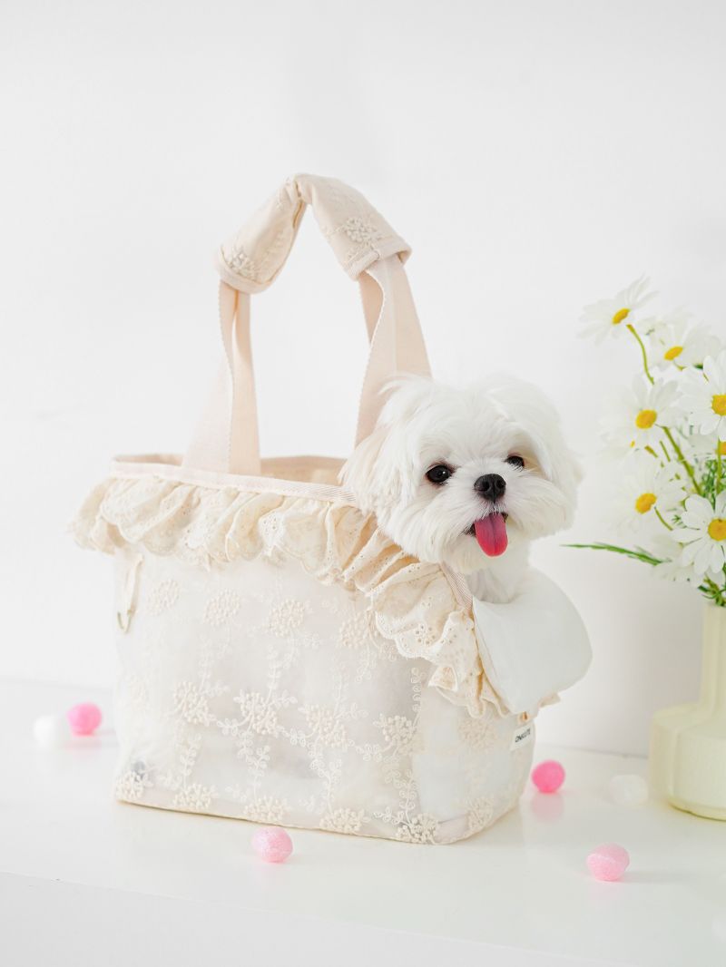Stylish & Cute Lace Puppy Carrier for Chihuahuas - YourCatBackpack.Co