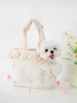 Stylish & Cute Lace Puppy Carrier for Chihuahuas - YourCatBackpack.Co