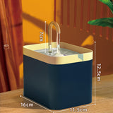 Stylish Cat Water Fountain - 1.5L Auto Filter Bowl - YourCatBackpack.Co