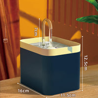 Stylish Cat Water Fountain - 1.5L Auto Filter Bowl - YourCatBackpack.Co