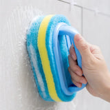 Durable Cleaning Brush with Handle for Kitchen & Bath