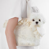 Stylish & Cute Lace Puppy Carrier for Chihuahuas - YourCatBackpack.Co