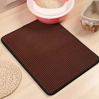 Waterproof Cat Litter Mat: Double Layer, Non-Slip, Washable - YourCatBackpack.Co
