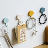 10 Pack Self-Adhesive Hooks - Strong Wall Hooks No Drilling